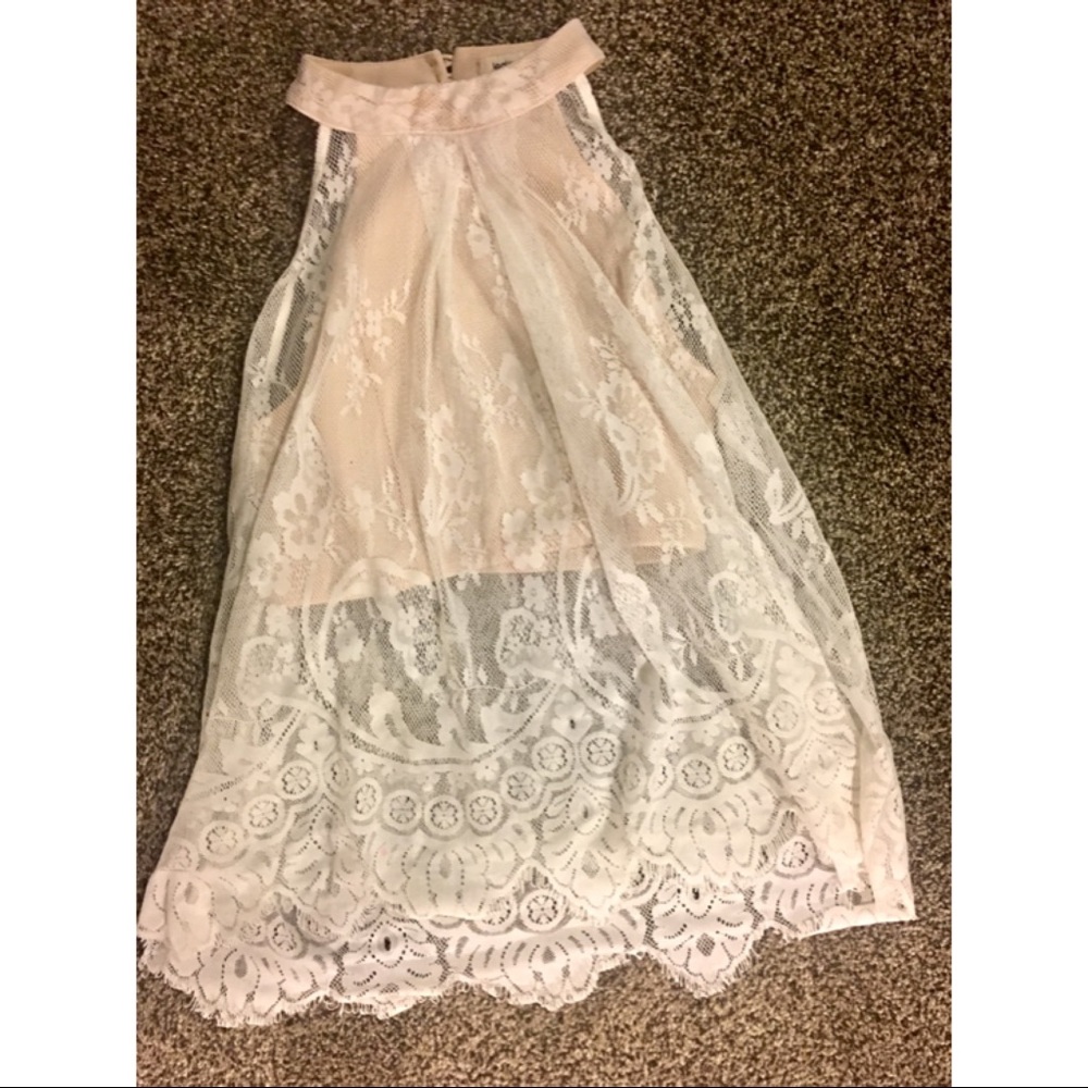 Cream/ white crop top