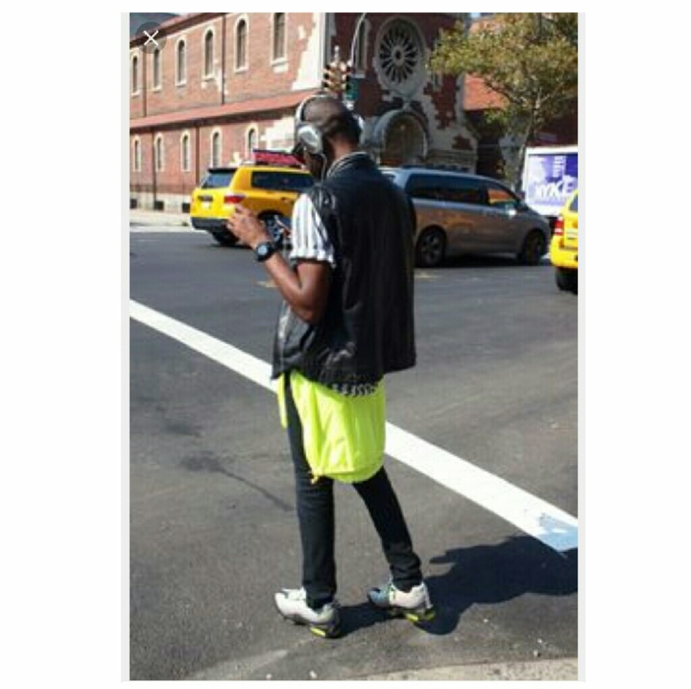 Half Zip Neon Windbreaker