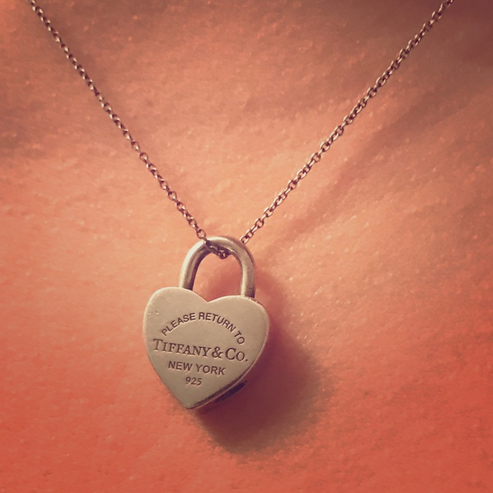 Tiffany's heart lock necklace