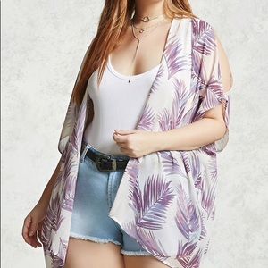 Forever 21 Purple Kimono 3x