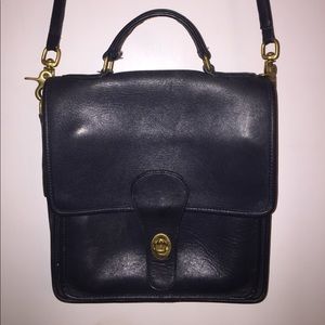 Navy Blue vintage Coach purse