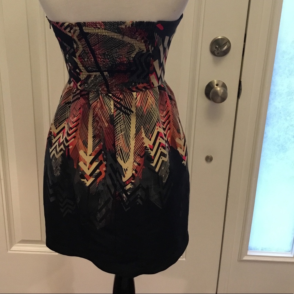 Ecote UO beaded strapless dress size small - Picture 2 of 3