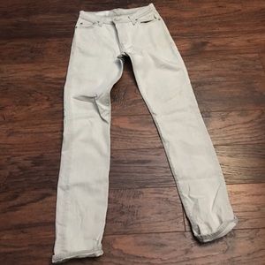 Levi's 510 Super Skinny Off White Jeans