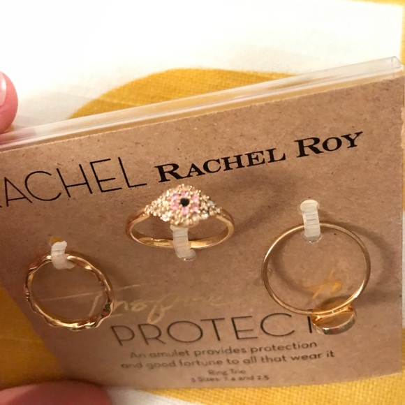 NTW Rachel Roy evil eye 3 ring set - Picture 3 of 4