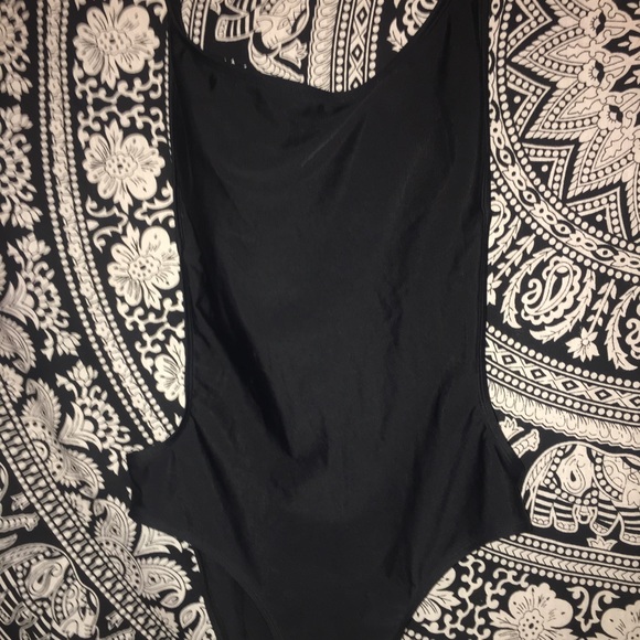 Black one piece swimsuit - Picture 2 of 3