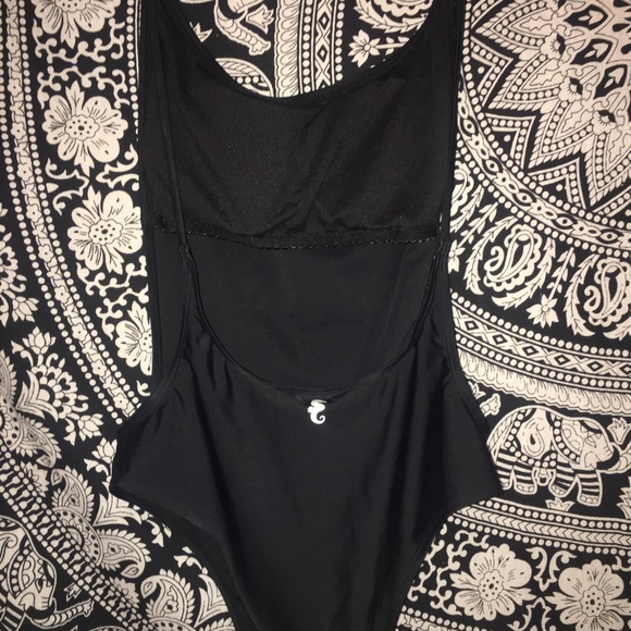Black one piece swimsuit - Picture 3 of 3