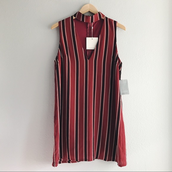 Missguided Dresses & Skirts - Missguided • Striped Choker Dress