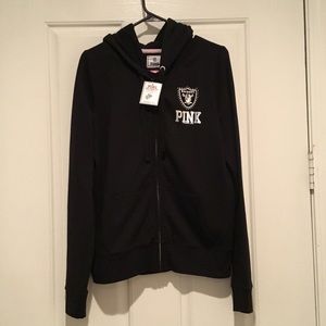 Victoria's Secret Pink Raiders NFL Bling Hoodie