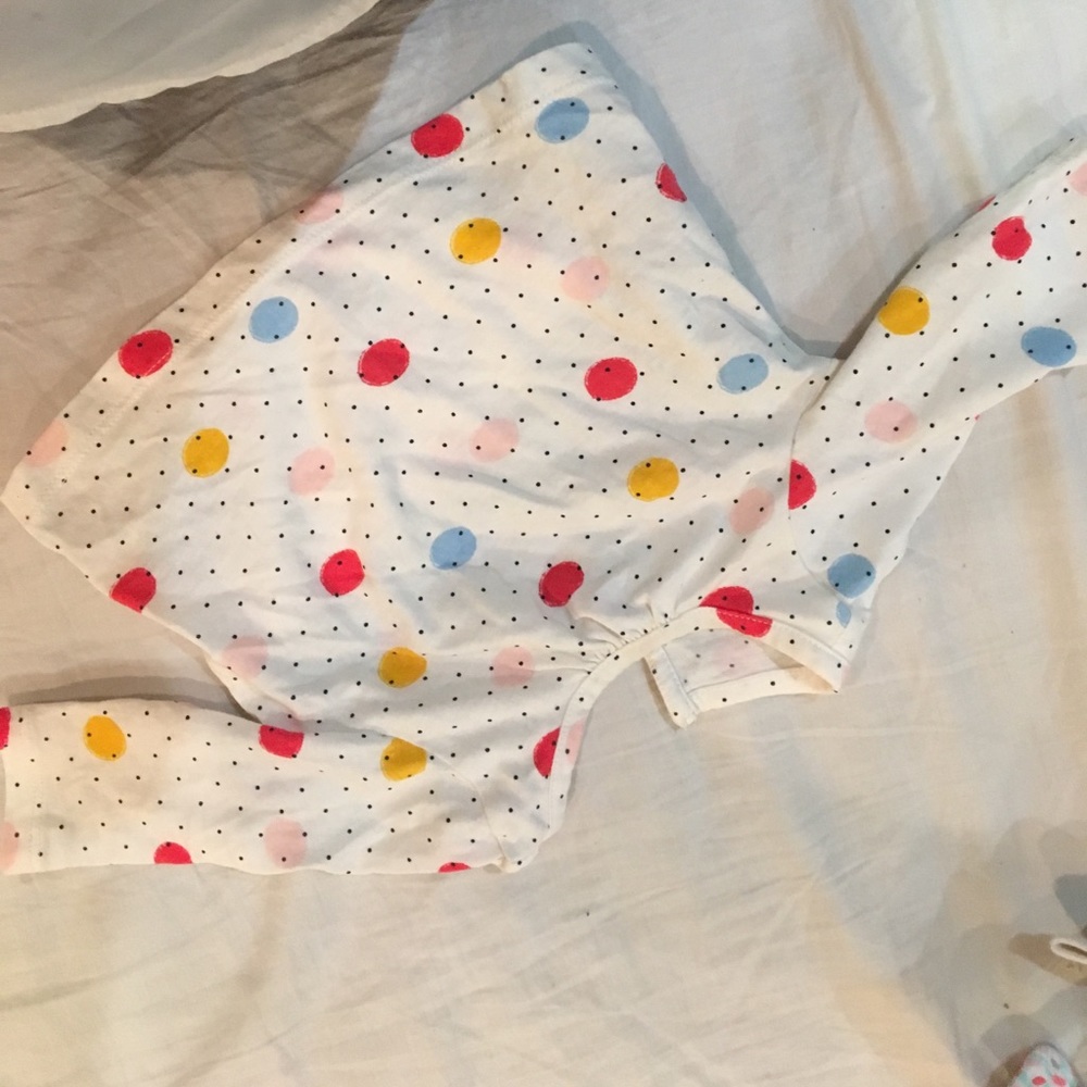 Baby gap colorful polkadots