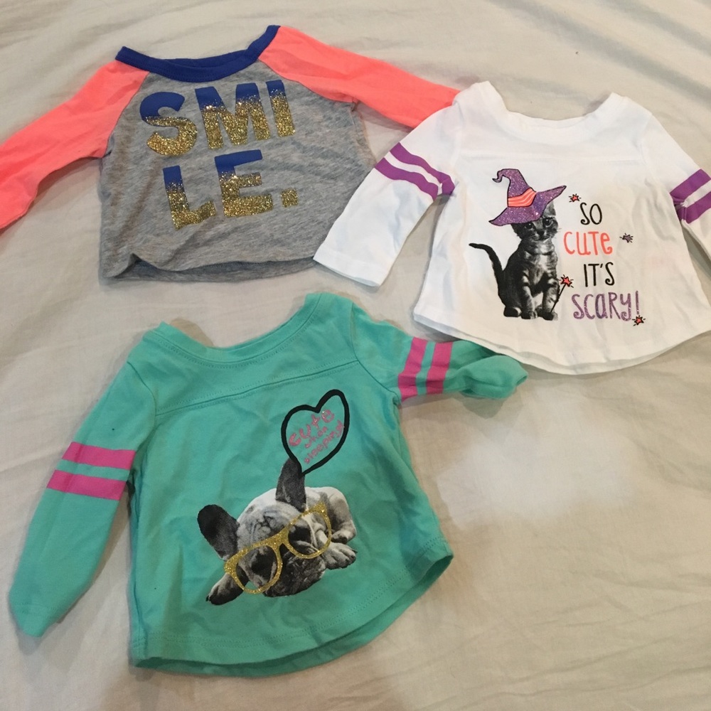 Smile, puppy and Halloween shirts