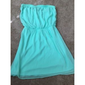 Express strapless dress