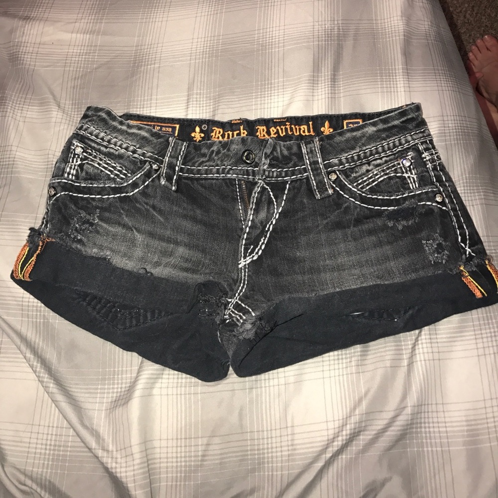 Rock Revival BuckleB jean shorts. Size 28. OBO