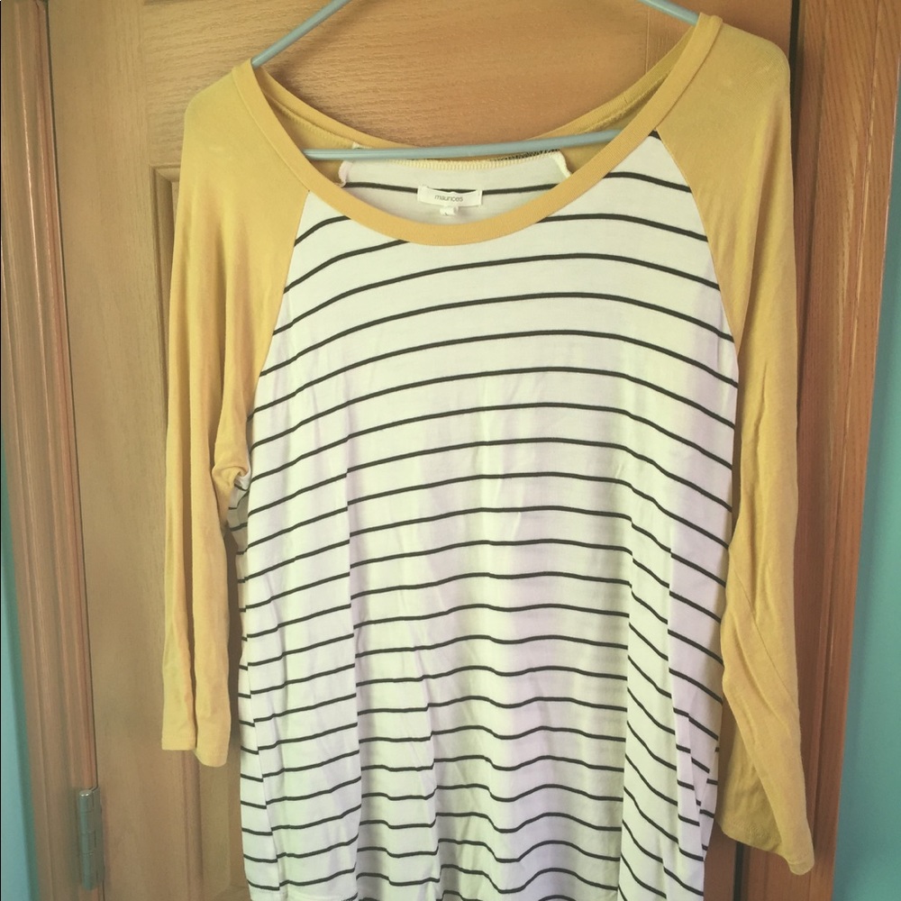 Maurice's raglan top. Super soft!