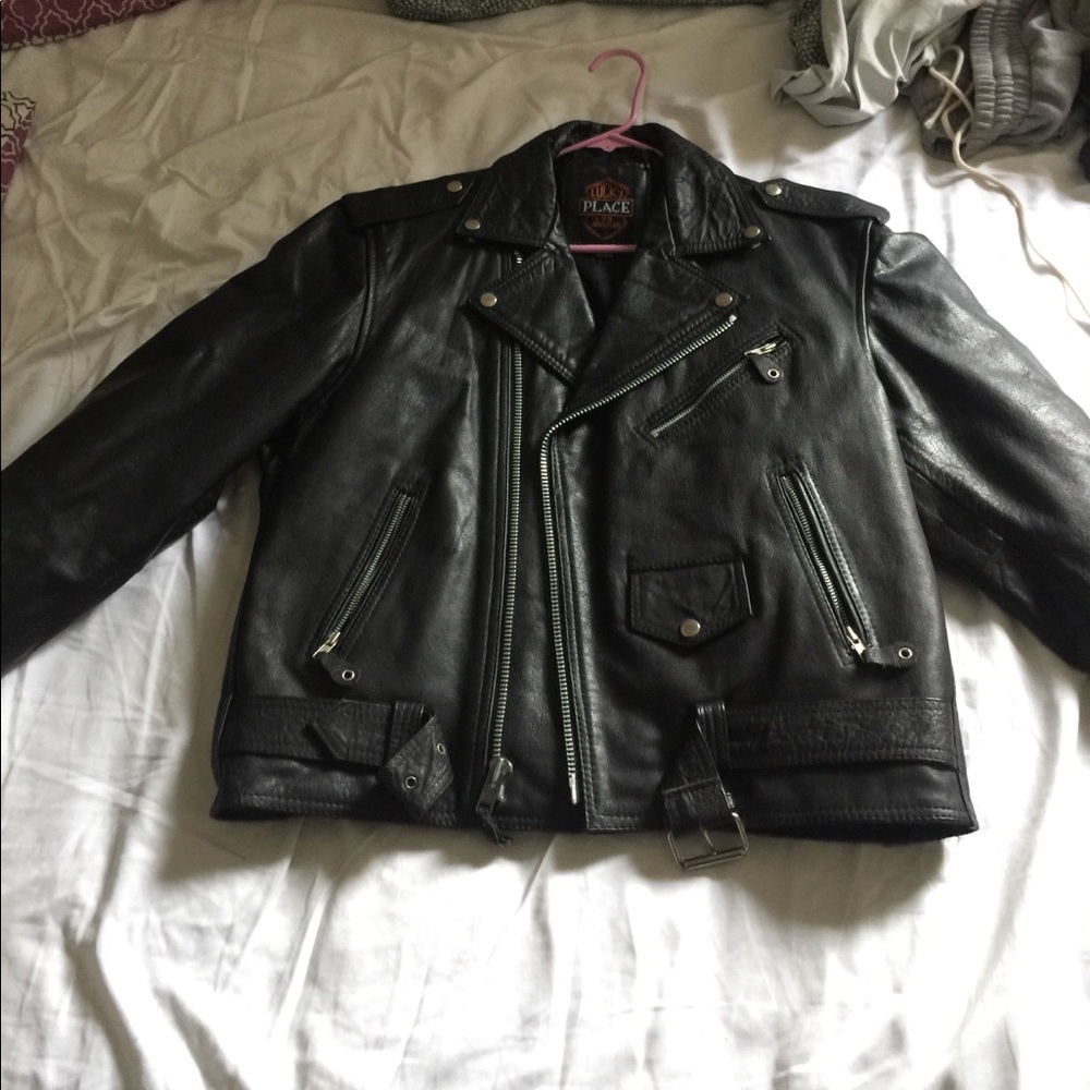 Fire leather jacket piece