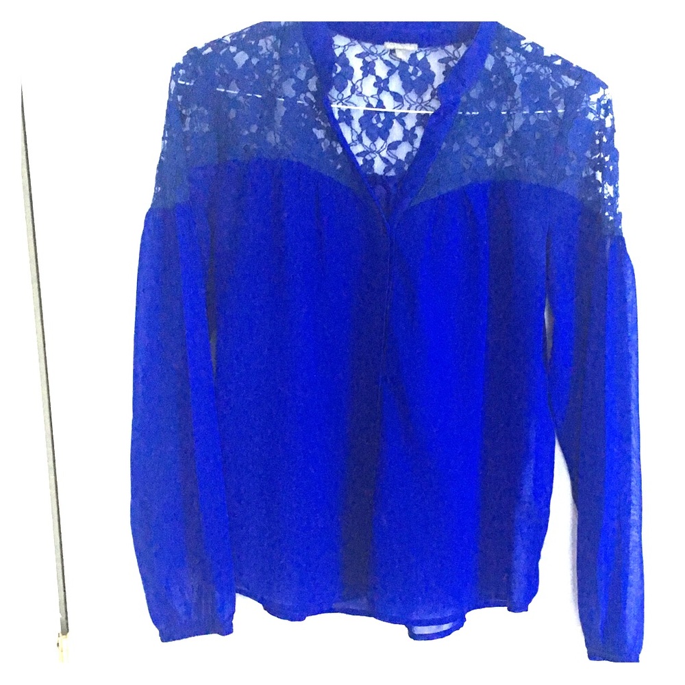 Charlotte Russe Royal Blue Blouse - size M