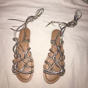 Express women's lace up sandals
