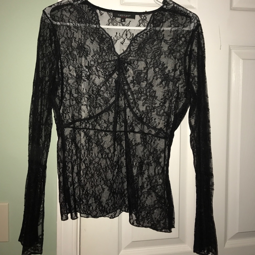 See thru lace Blouse