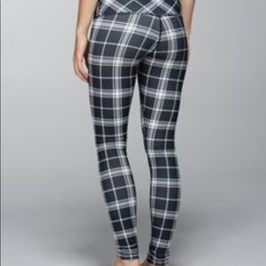 Lulu Lemon Plaid Leggings