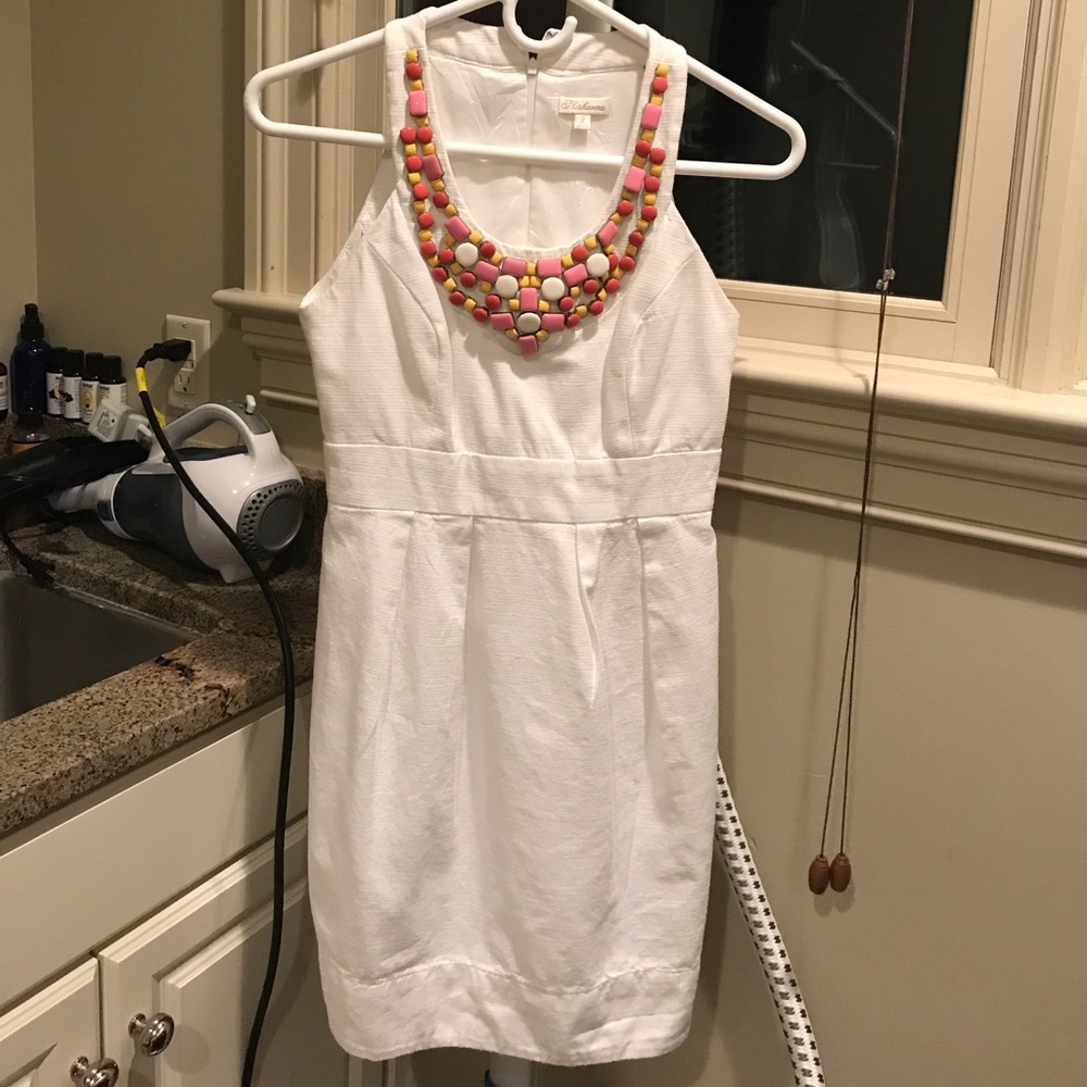 White shoshanna dress