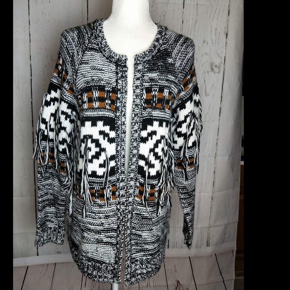 Volcom Jackets & Blazers - *Volcom* Black-White Sweater Coat
