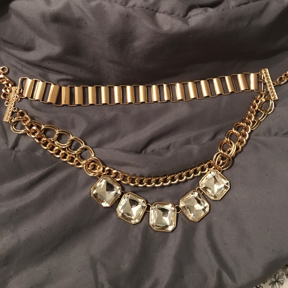Gold plated Bebe necklace