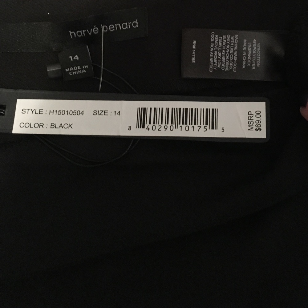 Harve Benard Black Pencil Skirt - Picture 2 of 2