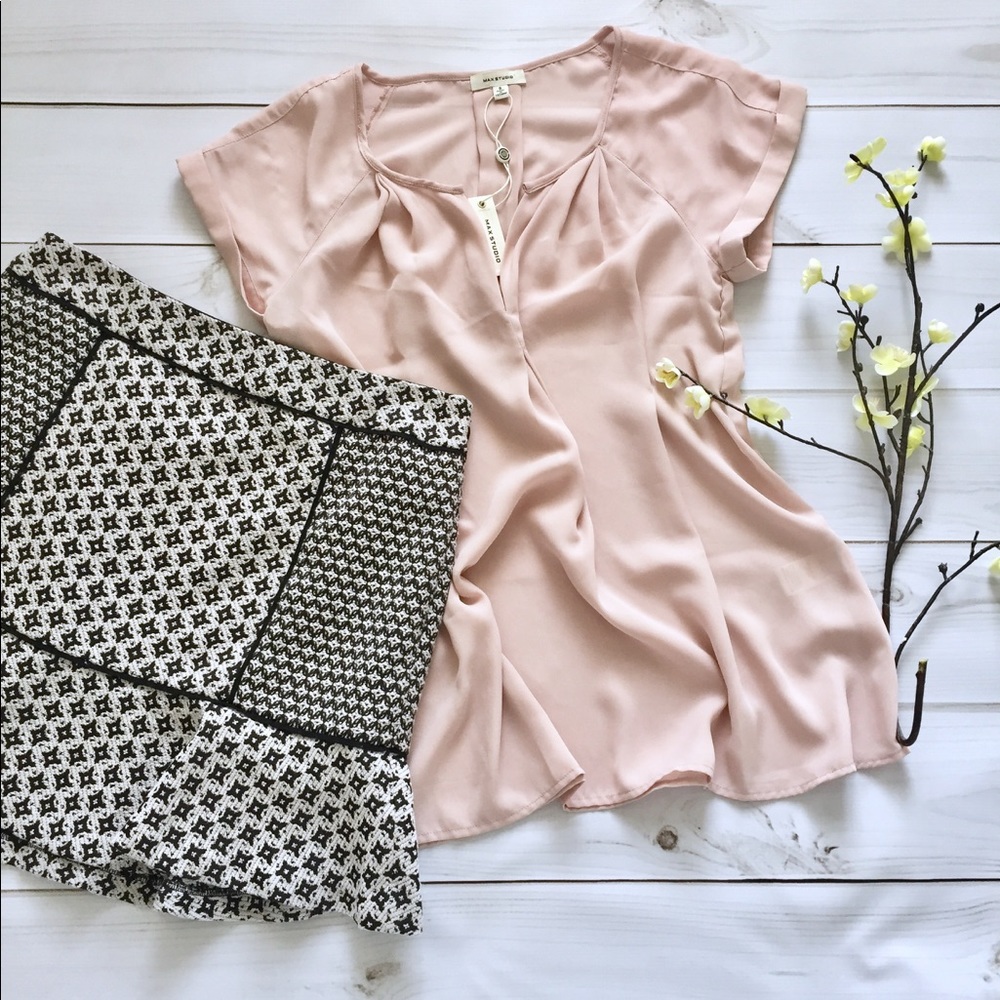 Max Studio Blush Top - Picture 1 of 3