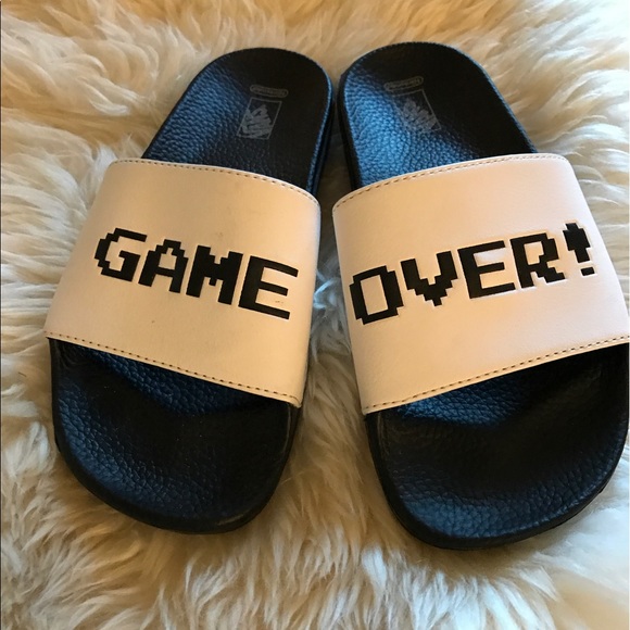 vans game over sandals