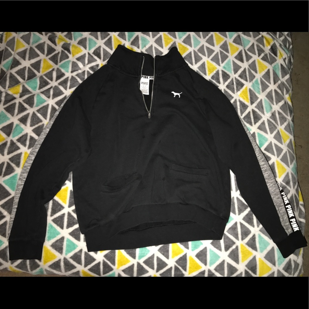 Half zip up hoodie