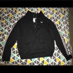 Half zip up hoodie