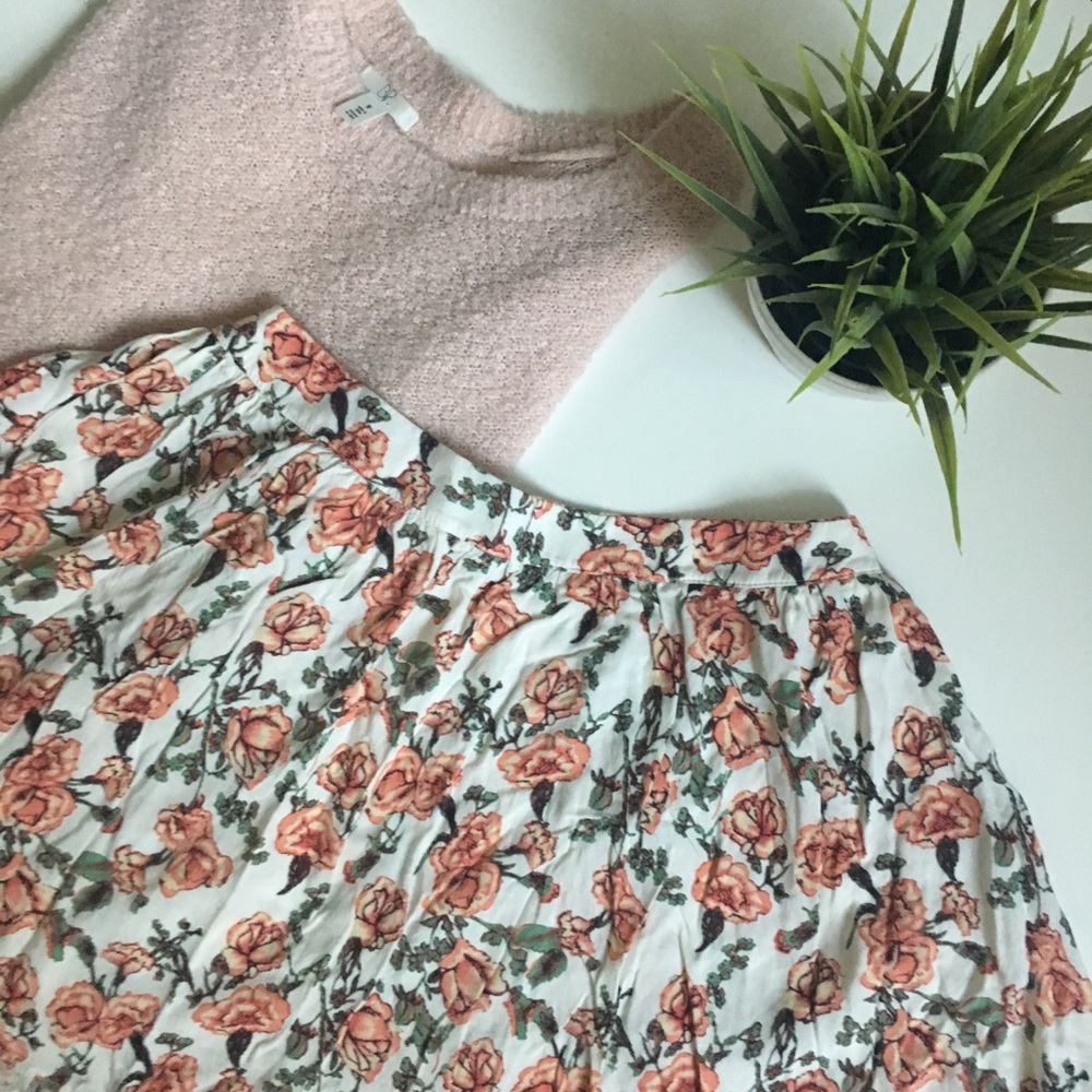 {soprano} floral circle skirt