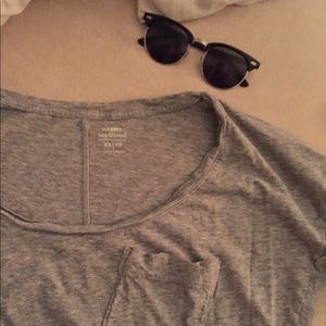 Gray Boyfriend Style T-Shirt