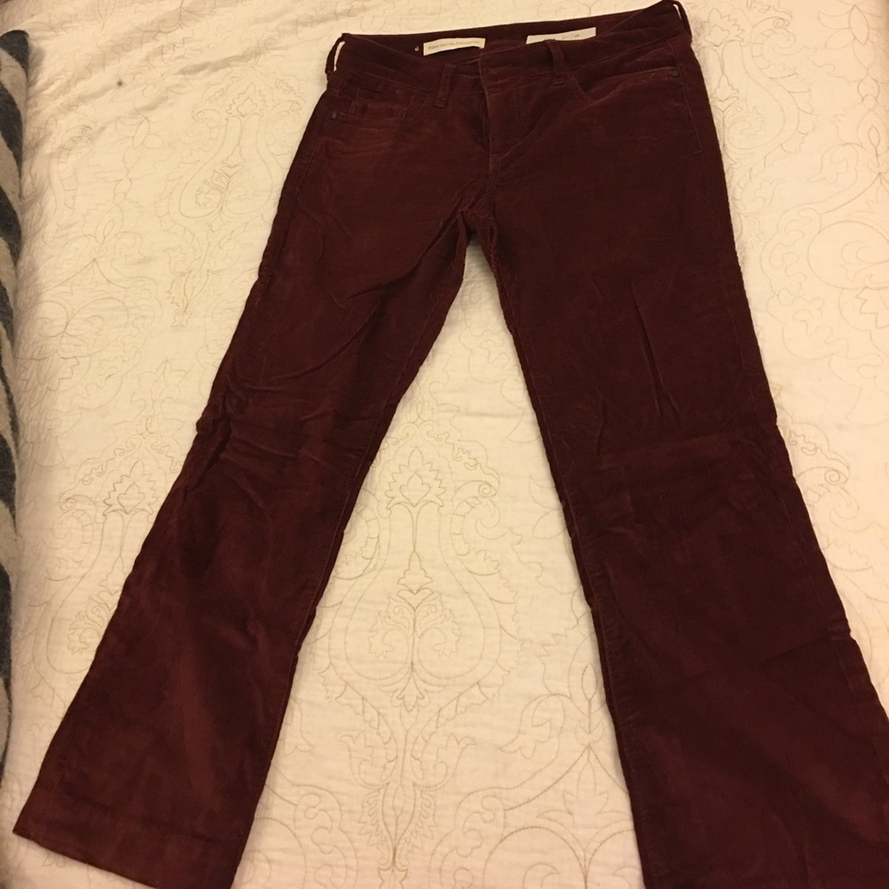 Pilcro corduroy crop pants