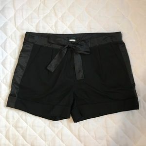 J. Crew Tie Waist Short in Black