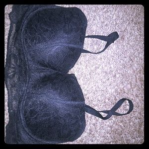 PINK Black Lace Bralette