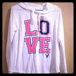American Eagle Love Longsleeve with Hood.
