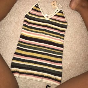 American eagle tank / sweater material stripes