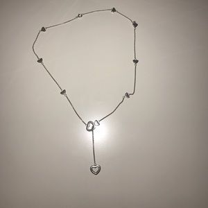 Tiffany and Co lariat heart necklace