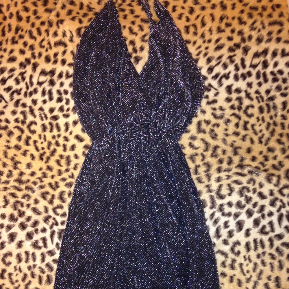 Black Sequins Cross Neck BodySuit✨