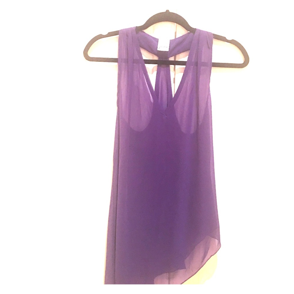 Chiffon v-neck vest