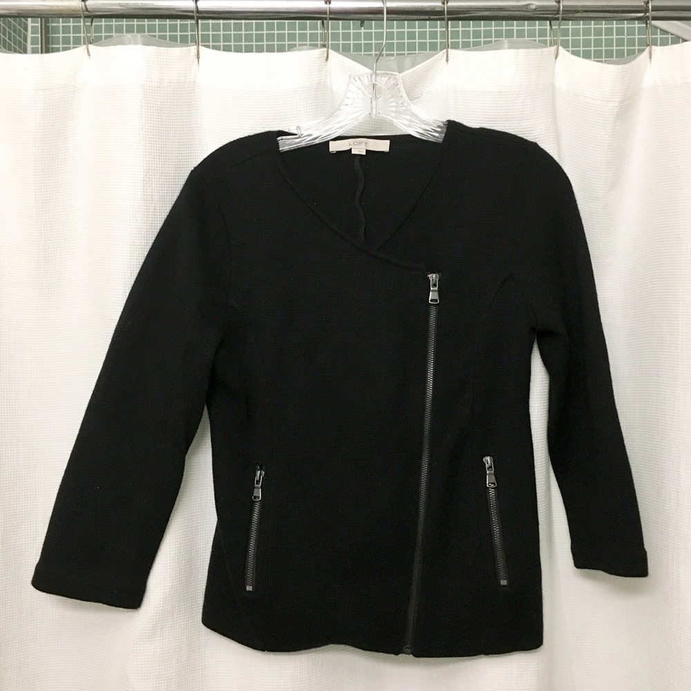 Ann Taylor Loft Black Moro Sweater Size Small