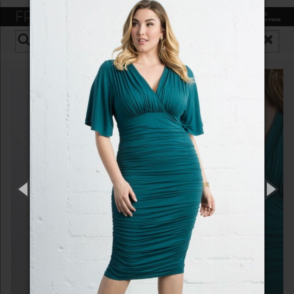 Kiyonna Rumor Ruched Dress 1X