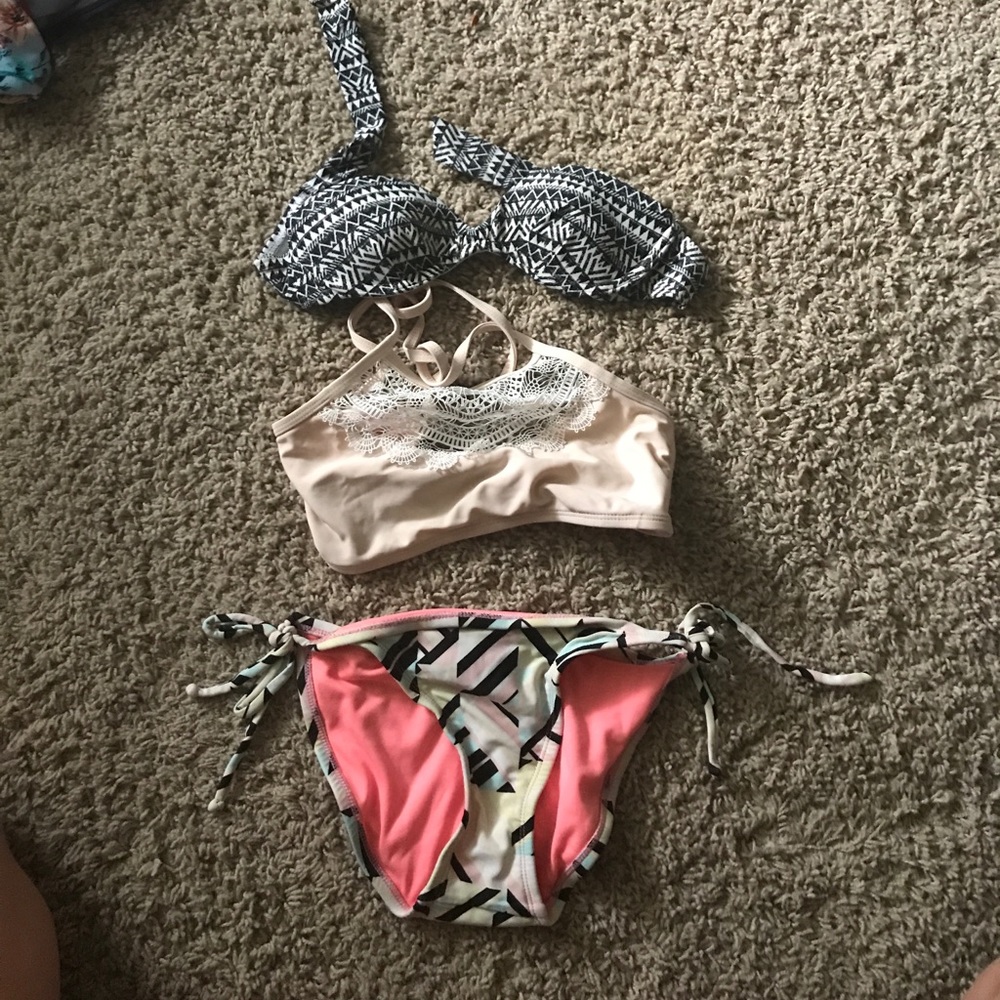Bathing suit pieces