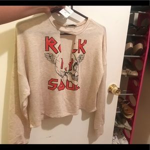Fashion Nova Crop top sweater 🌟SOLD🌟