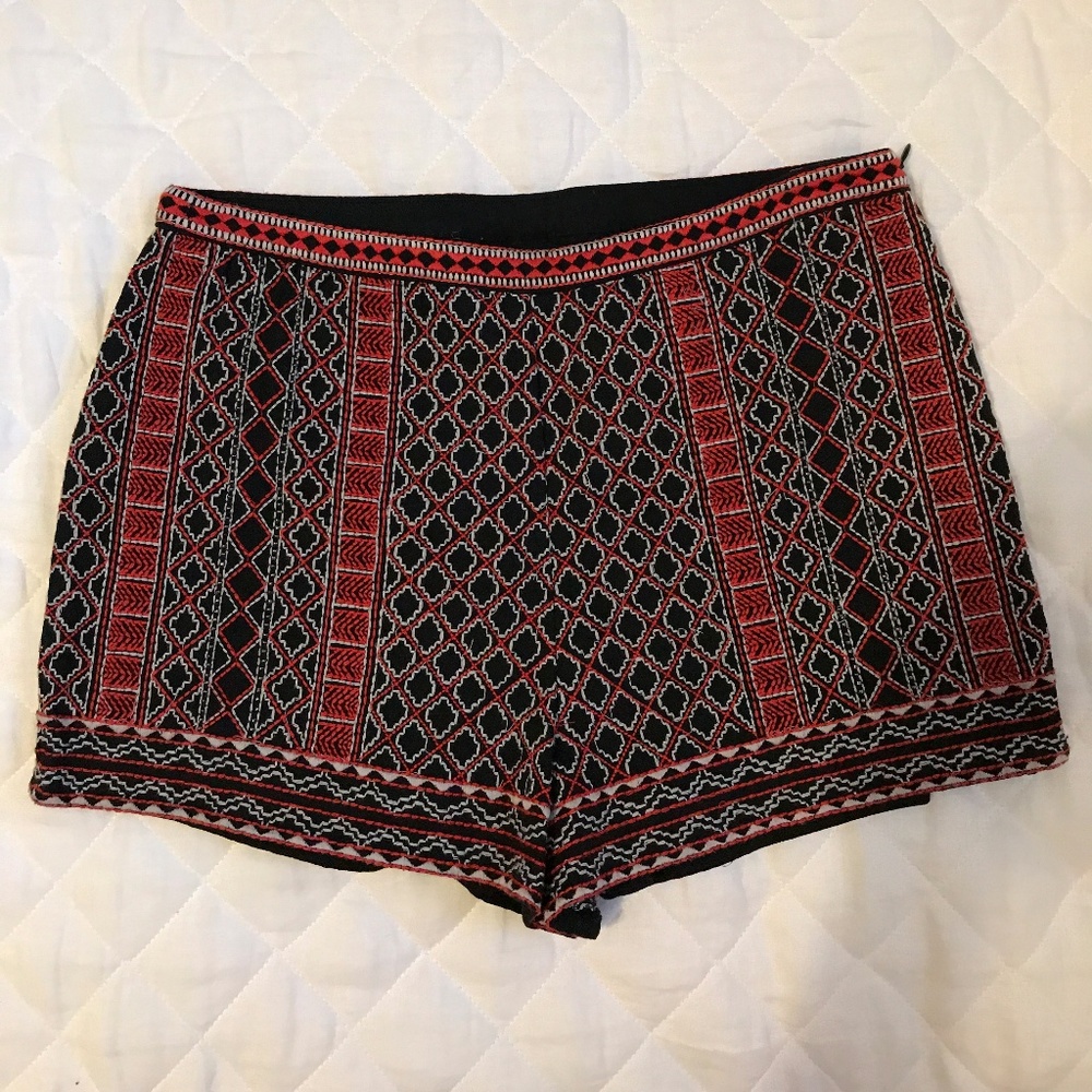 Forever 21 Beaded & Patterned Shorts