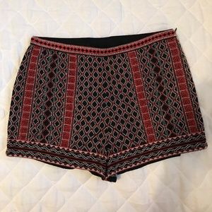 Forever 21 Beaded & Patterned Shorts