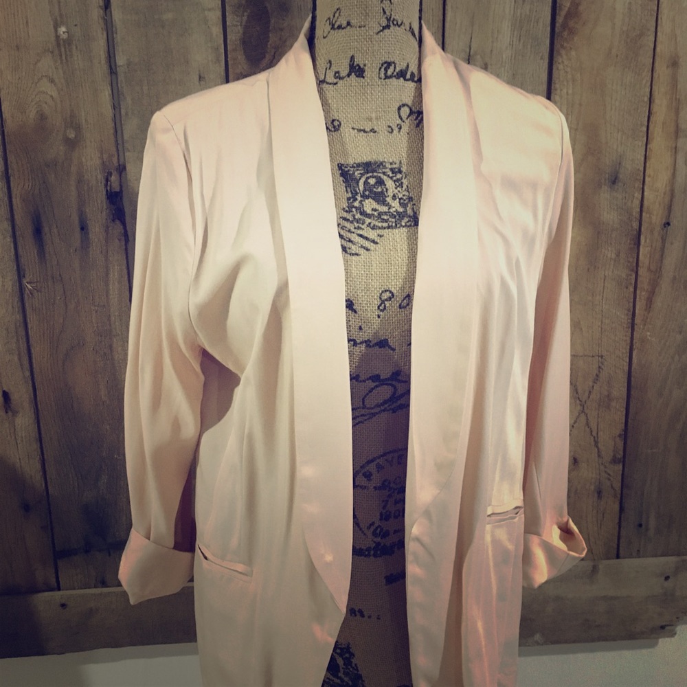 Pretty Pale Pink Blazer
