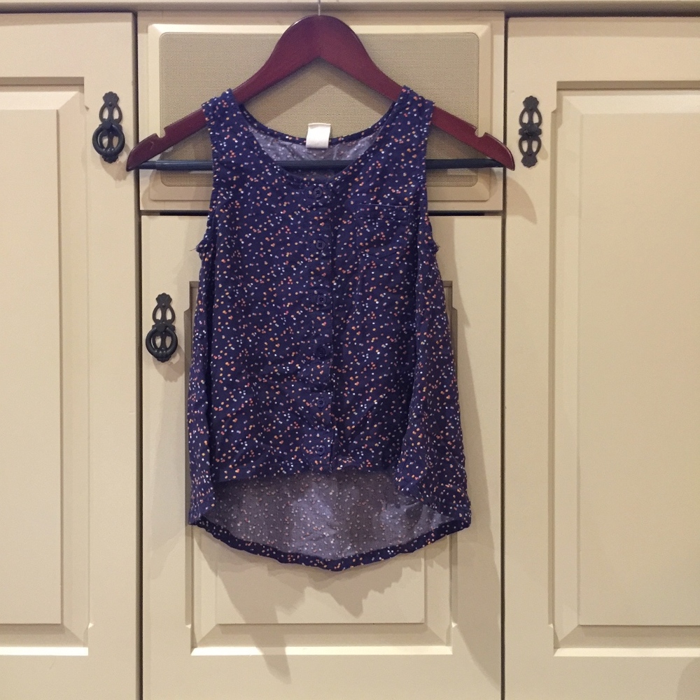 Tucker and Tate button-up tank