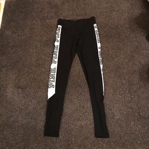 Pink high waisted leggings