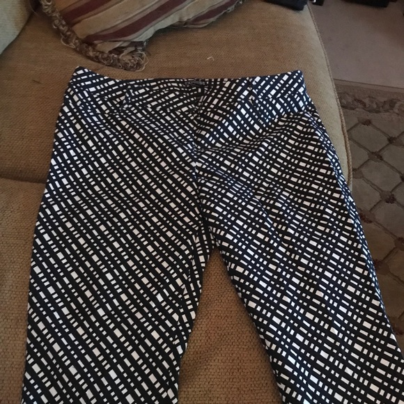 Express Columnist Patterned Dress Pants - Picture 1 of 4